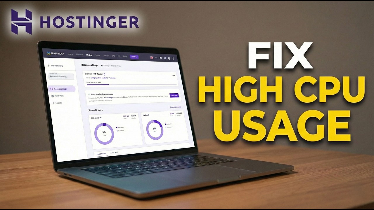 NEW! How To Fix High CPU Usage In Hostinger (2026) - Quick Guide