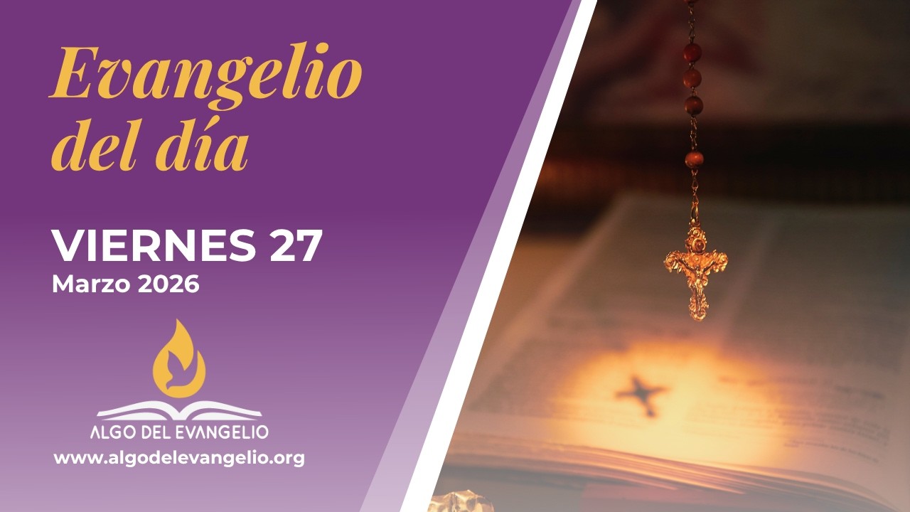 Evangelio de hoy l 27 de marzo de 2026 l V Viernes de cuaresma I san  Juan 10, 31-42