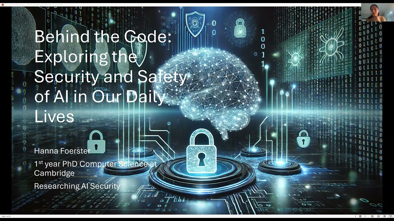 Exploring the Security and Safety of AI (WiCS seminar week 1)