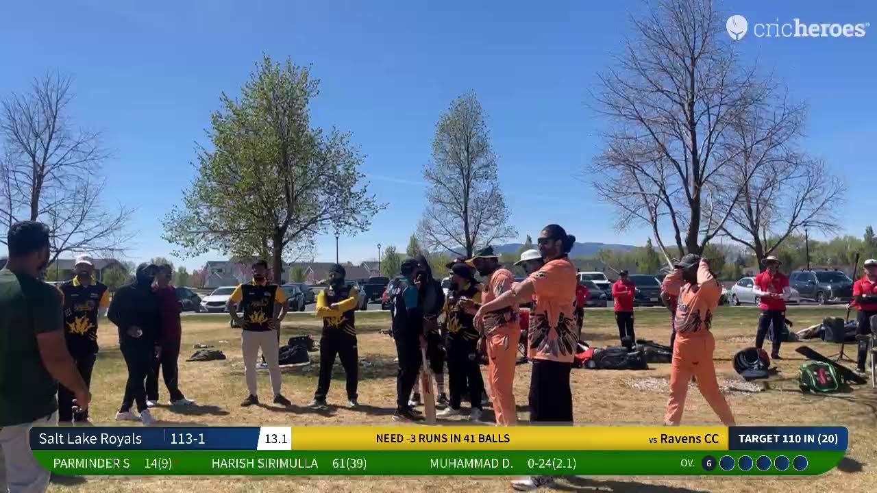 Live Cricket Match | Ravens CC vs Salt Lake Royals | 05-Apr-26 09:00 AM | UCA - T20 League 2026(Leag