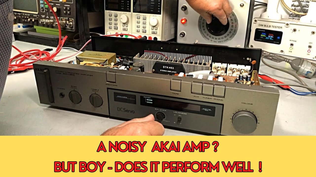 Akai AM-U210 Amplifier - Bench Repair