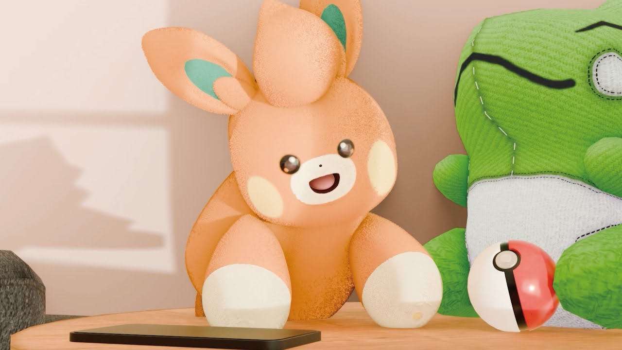 お昼寝中、着信で起こされるパモさん