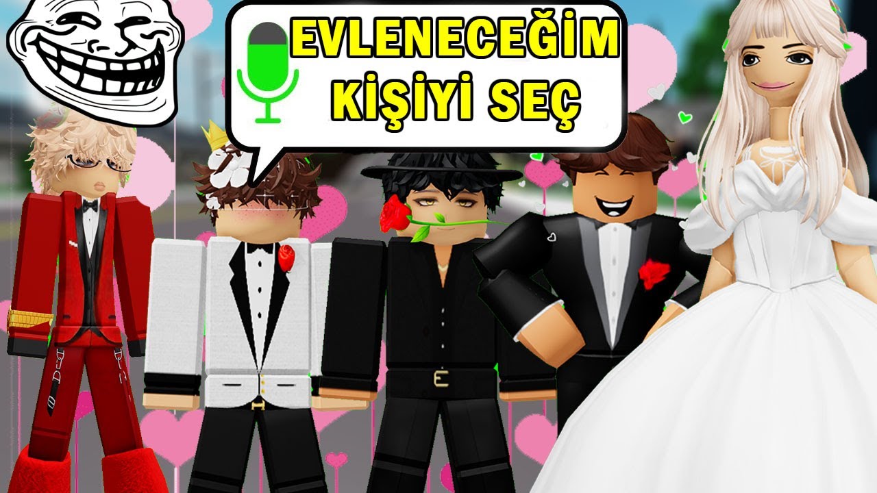 EVLENME OYUNUNDA KOCAMI SE&Ccedil;İP TROLLEDİM😂(Roblox Brookhaven 🏡Rp)
