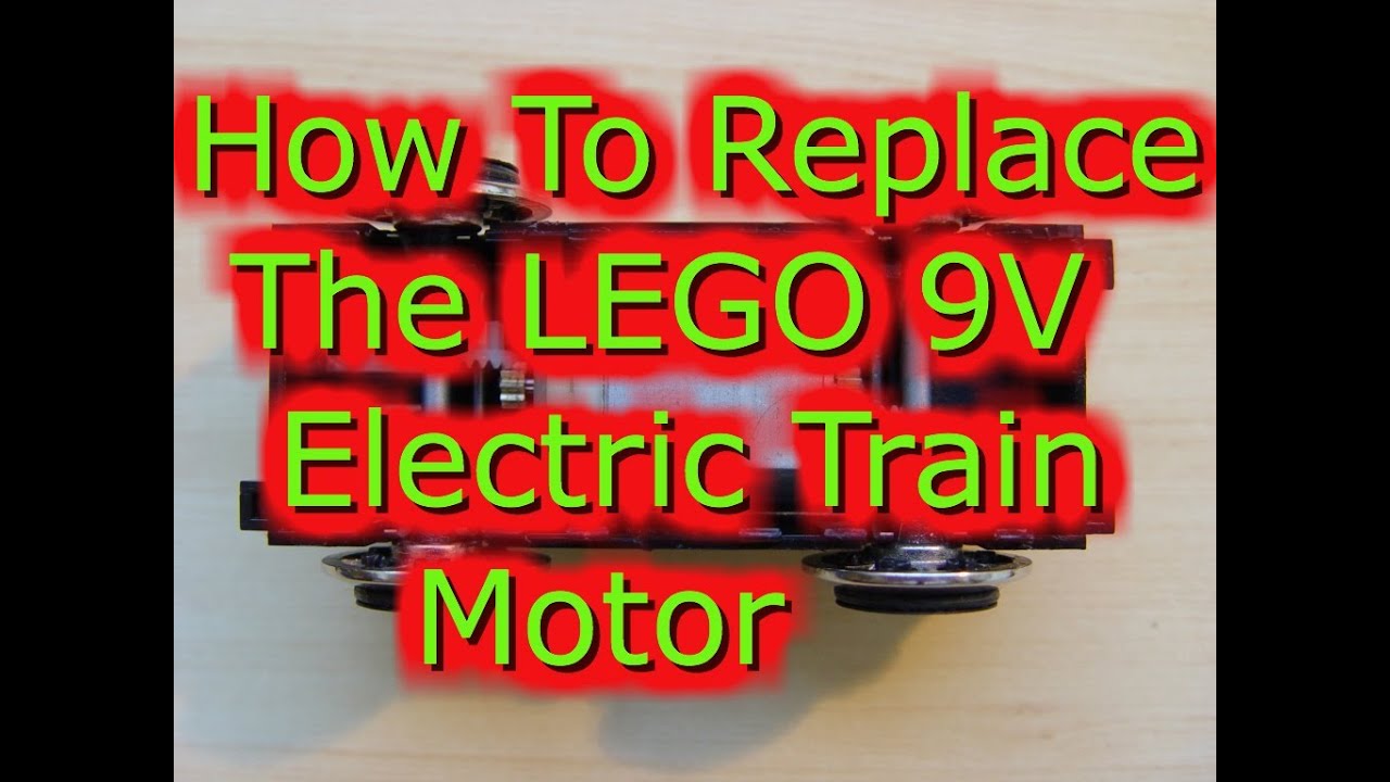 7006 How to replace the lego 9V electric train motor tutorial