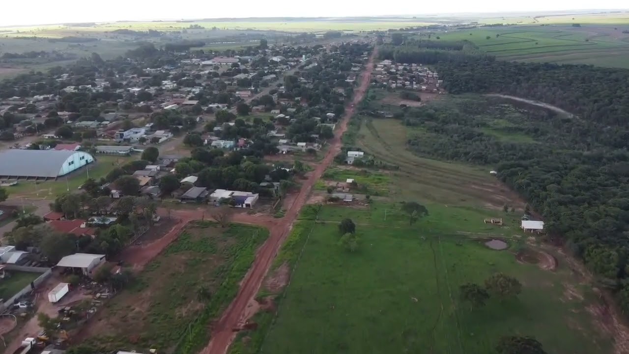 Em Paranhos um vôo básico com o drone.
