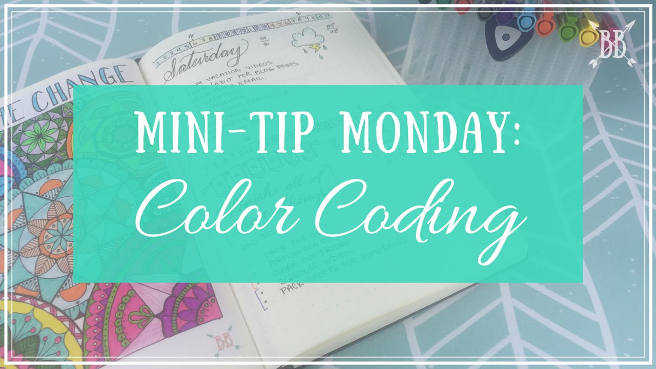 Mini Tip Monday   Color Coding