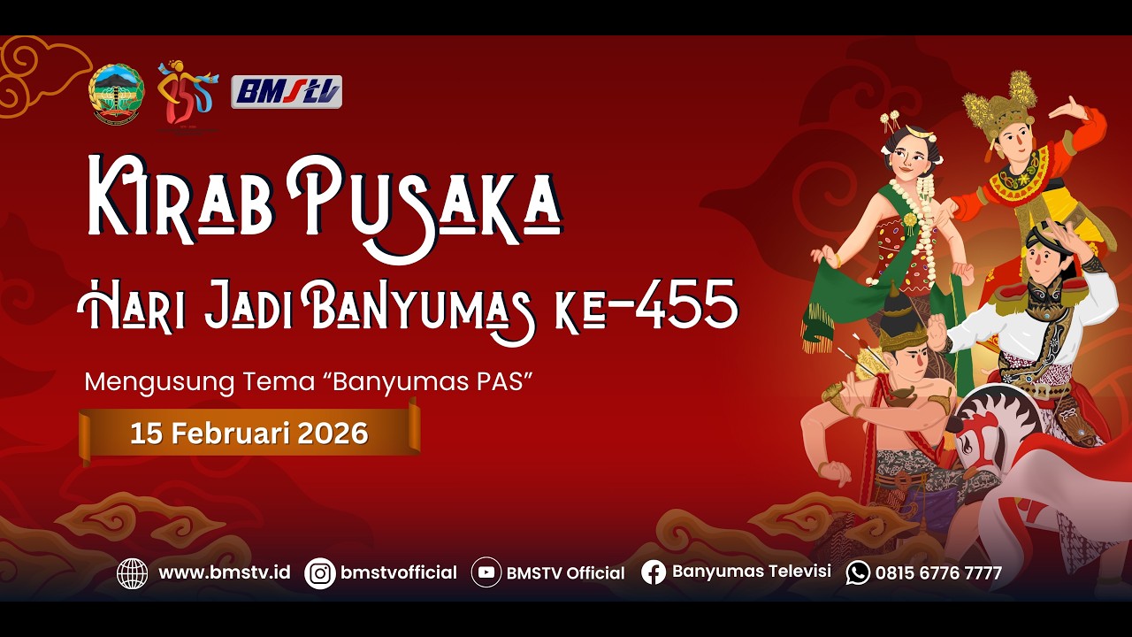 Kirab Pusaka Hari Jadi Banyumas ke-455 - Mengusung Tema &ldquo;Banyumas PAS&rdquo;