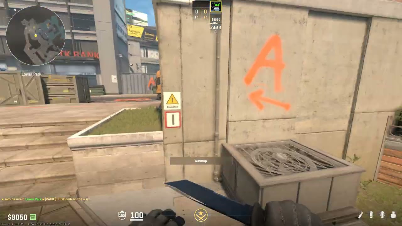 CS2 Overpass T Stairs Molotov
