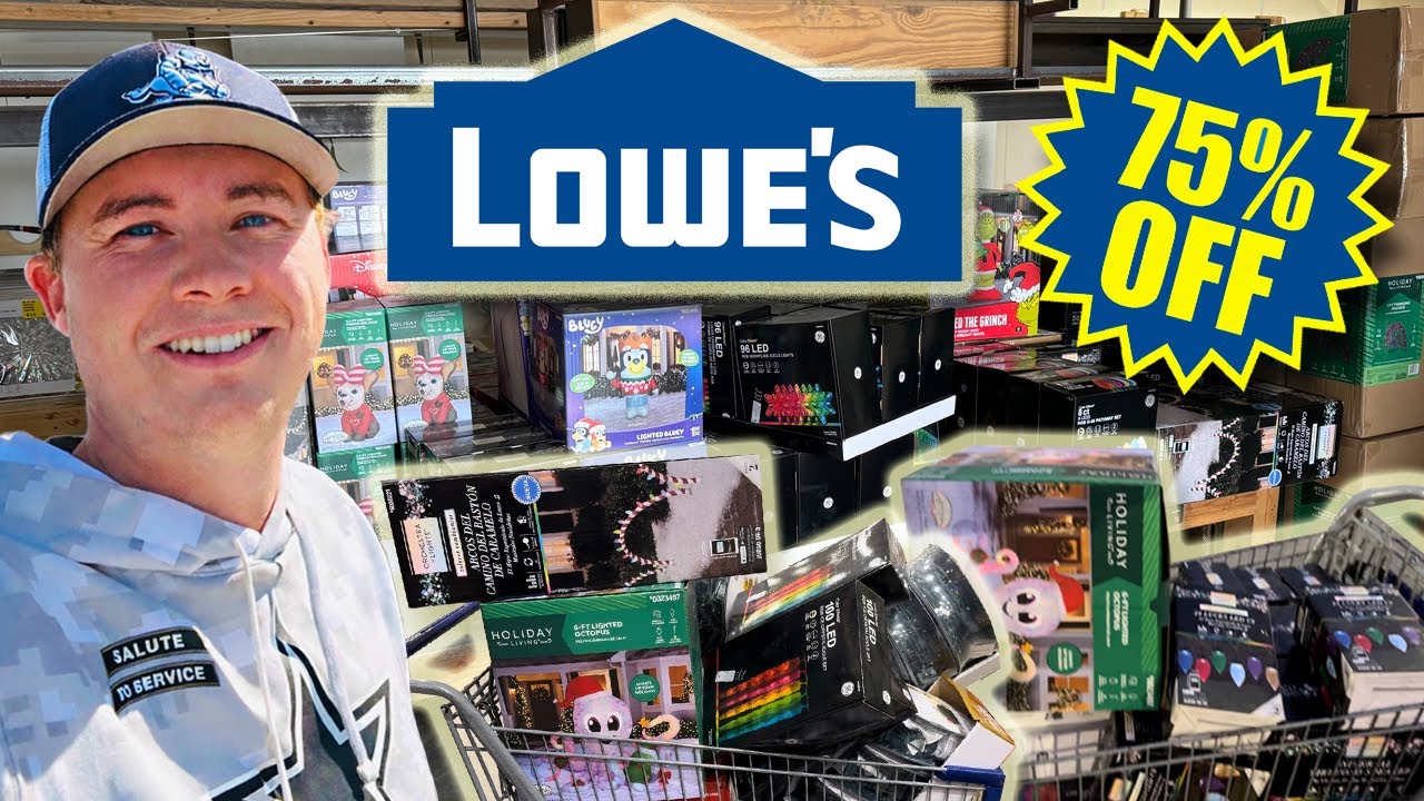 Поиск товаров со склада Lowe's, распродаваемых к Рождеству, для перепродажи на eBay | Розничный а...