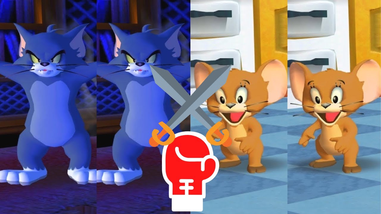 Tom and Jerry War of the Whiskers(2v2): Team Tom vs Team Jerry HD - Funny Cartoon