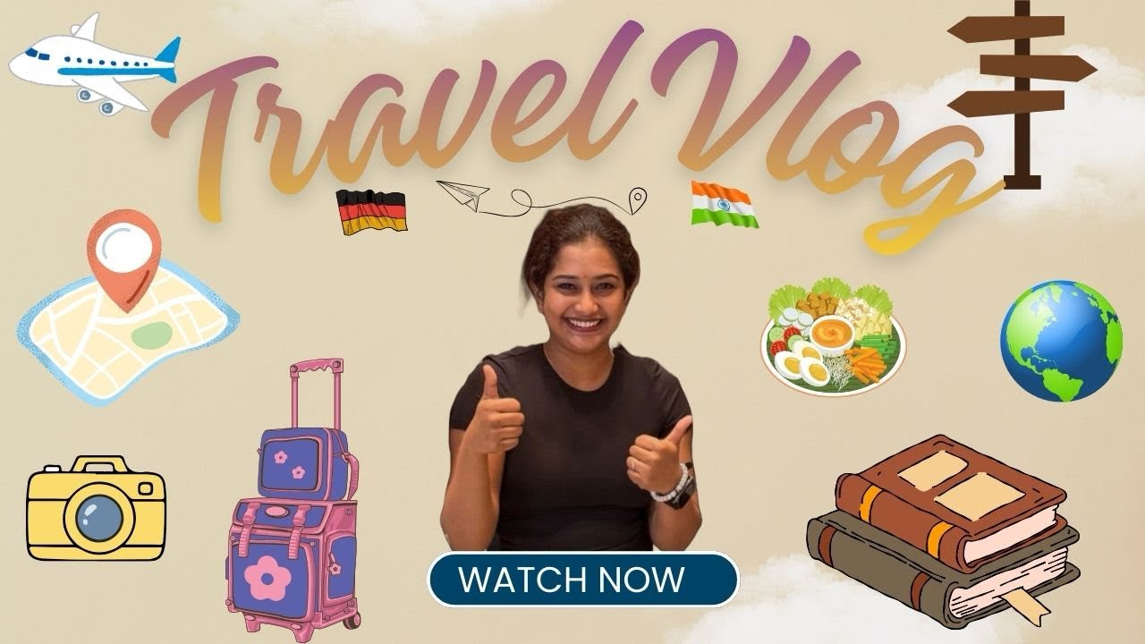 From India to Germany🇮🇳✈️🇩🇪.international student travel vlog #travel #student #germany #fyp #india 