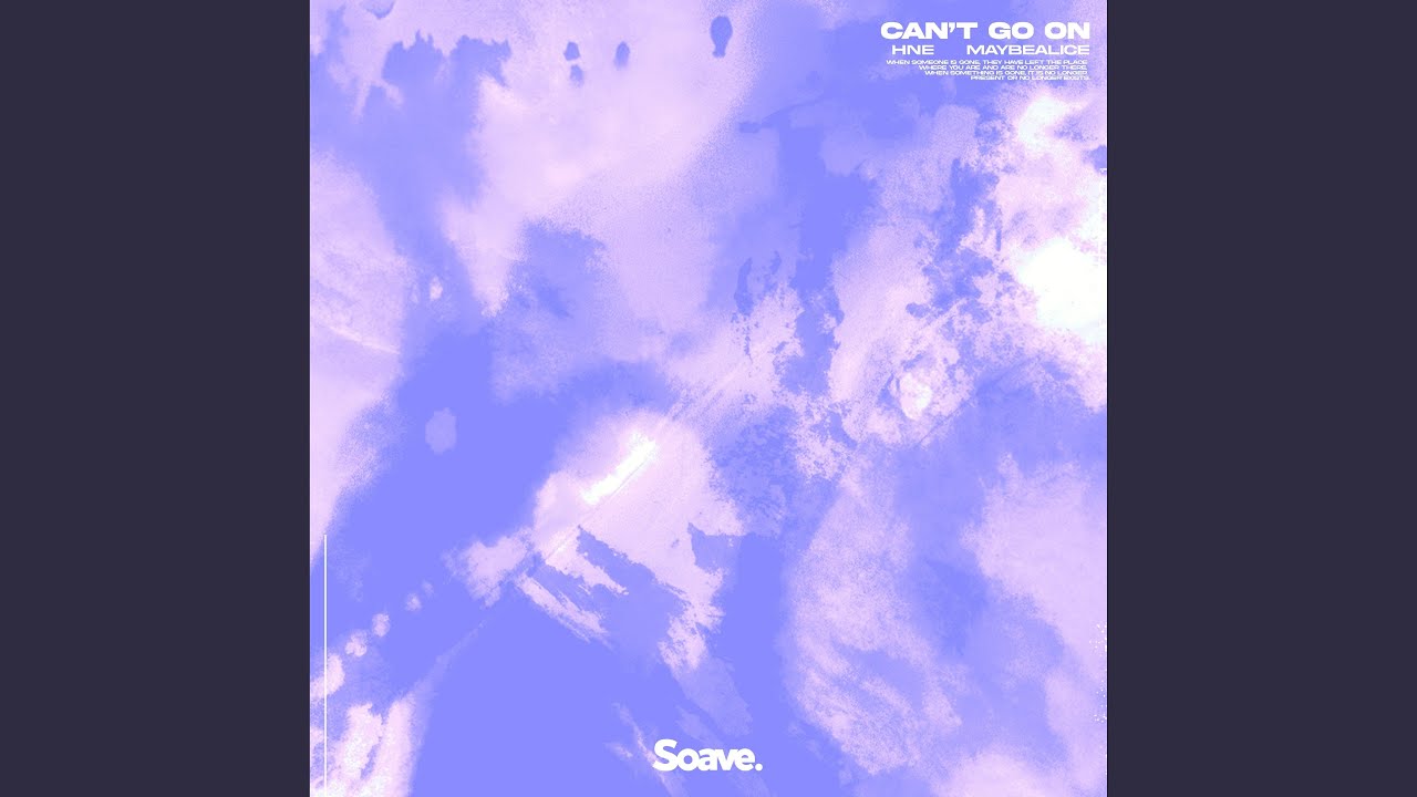 Can't Go On