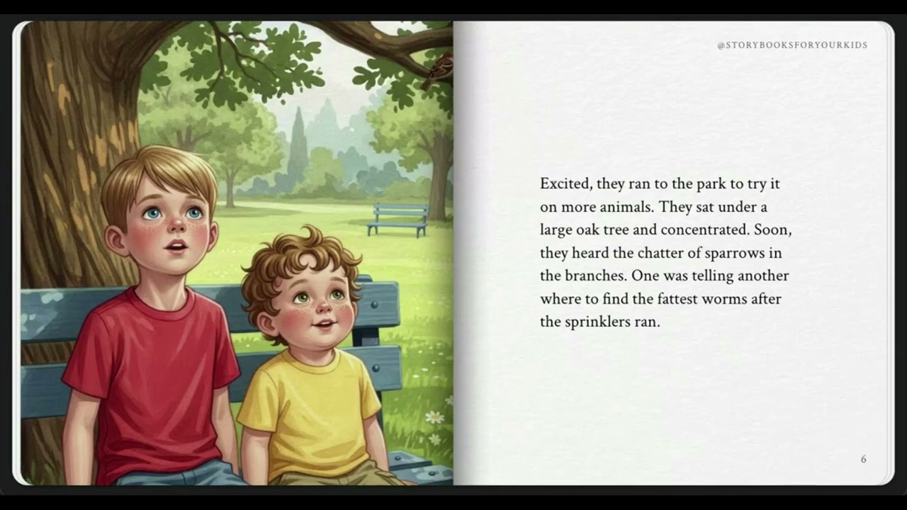 Oliver and Eric and the Potion to Talk to Animals | Kids Story