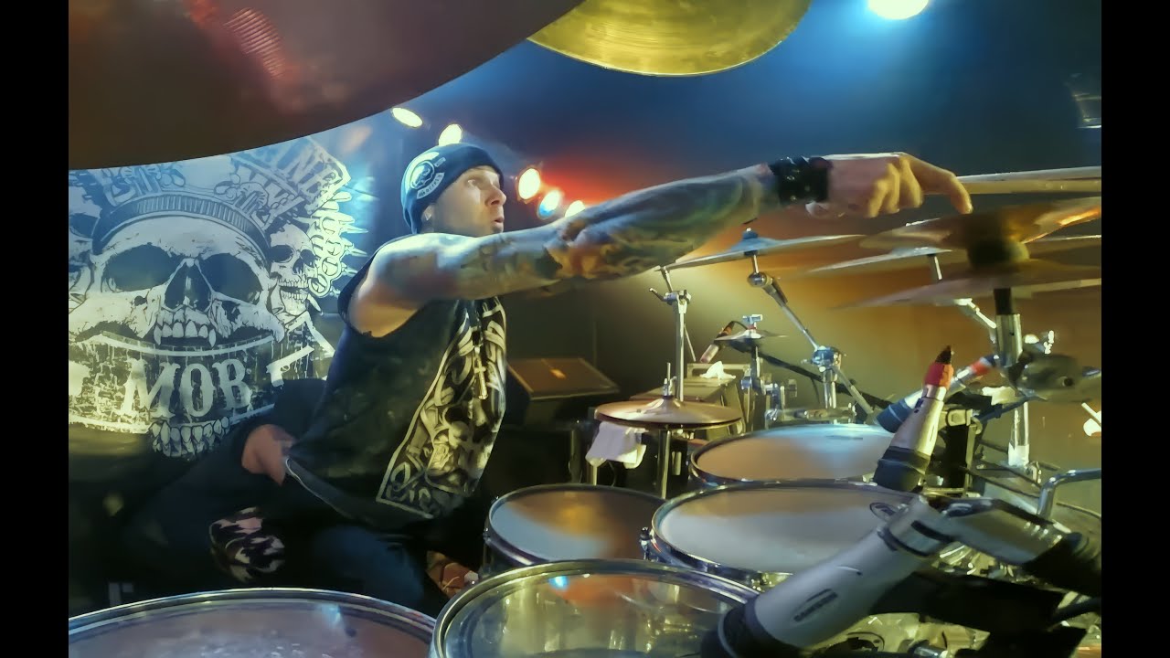 Chad Szeliga - Black Sabbath Medley with Adrenaline Mob - Live Drum Cam