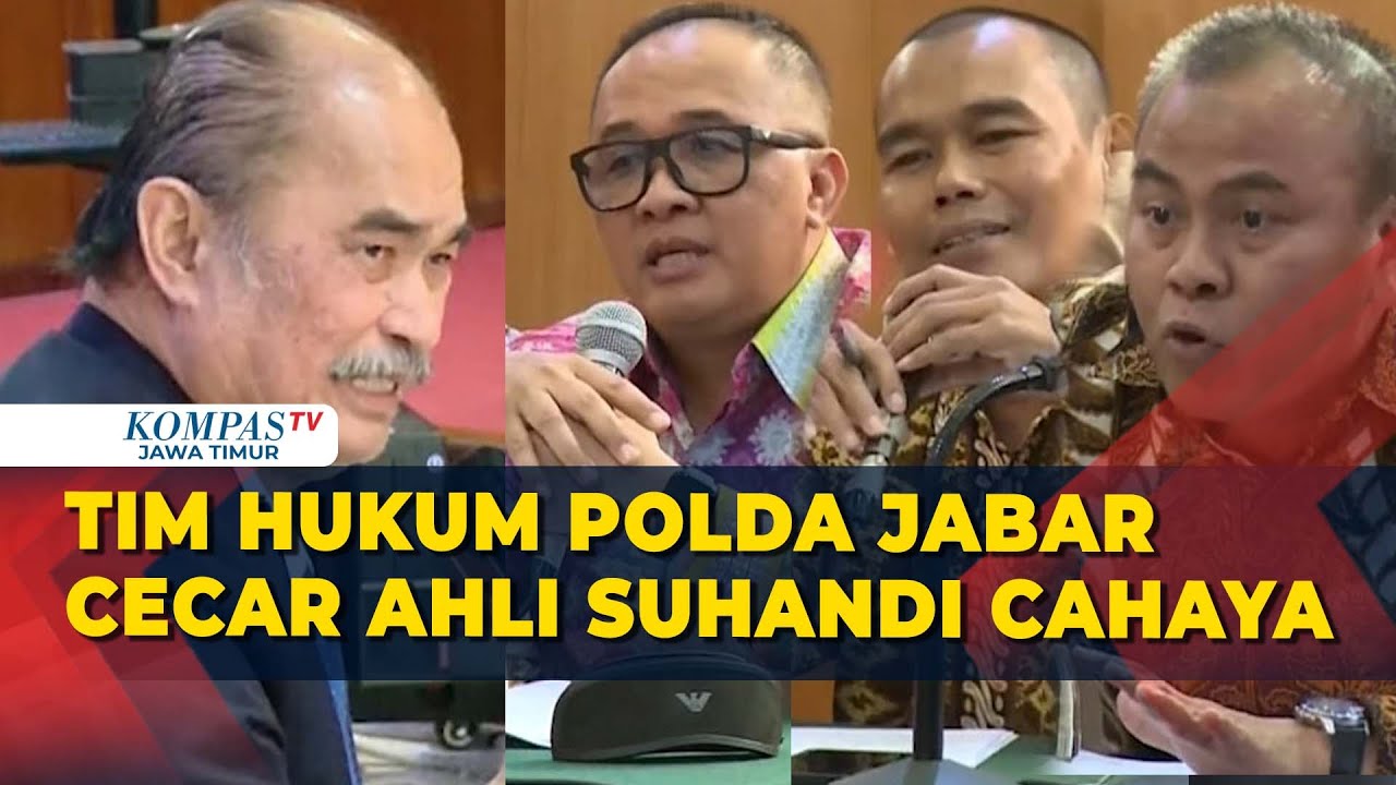 [Full] Polda Jabar Cecar Ahli Pidana Suhandi Cahaya soal Pemeriksaan Awal Hingga Penetapan Tersangka