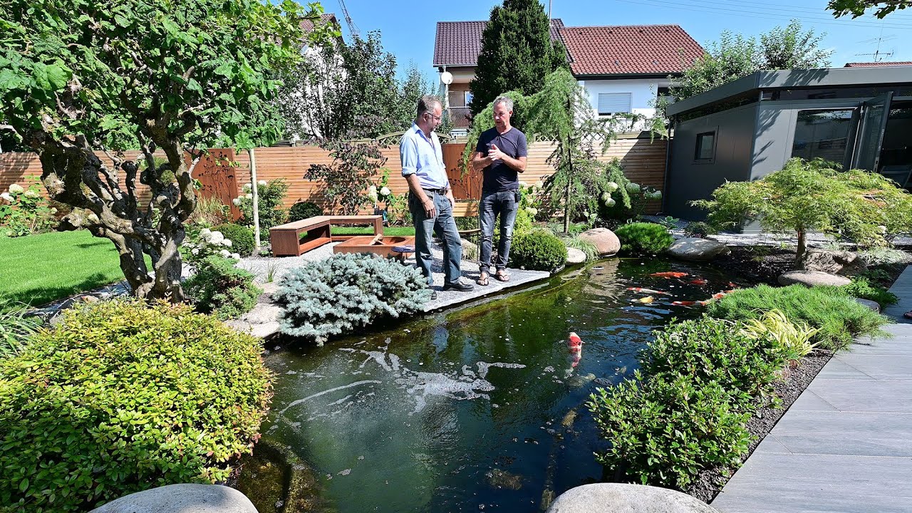 Modern Koi Blog #4739 - Der 13.000 Liter GfK-Fertigteich von Gartengestaltung Mitterhofer