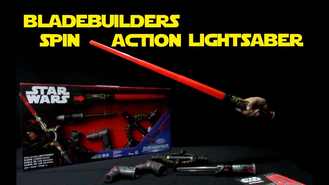 ▶︎ Rogue One SPIN ACTION LIGHTSABER Bladebuilders Hasbro Toys