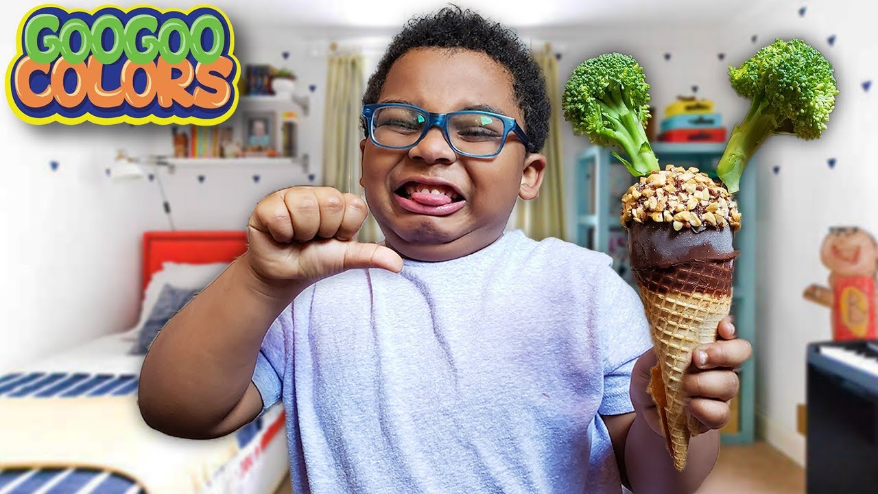 Do You Like Broccoli Ice Cream Song? (Nursery Rhymes with Goo Goo Colors!)