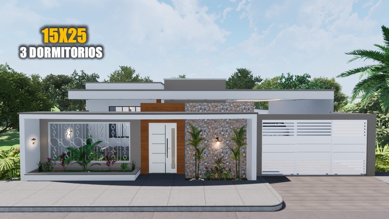 CASA HERMOSA DE UN PISO-15 X 25 + PISCINA (JMC 2021).