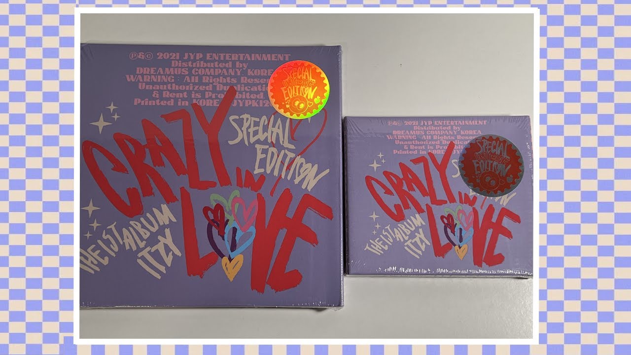 Unboxing ITZY 1st Album: Crazy in Love Special Edition~ Jewel Case and Photobook Versions!`