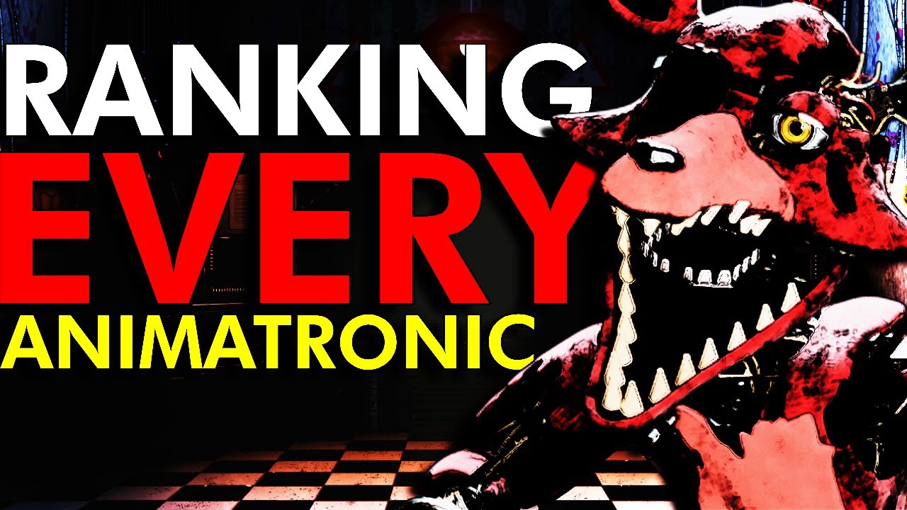 Рейтинг всех аниматроников из каждой игры FNAF
