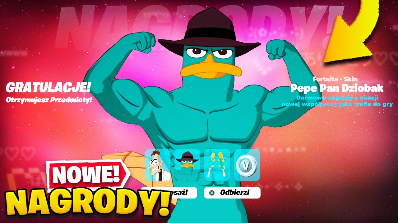 DARMOWE SKINY FINEASZ I FERB w FORTNITE!!
