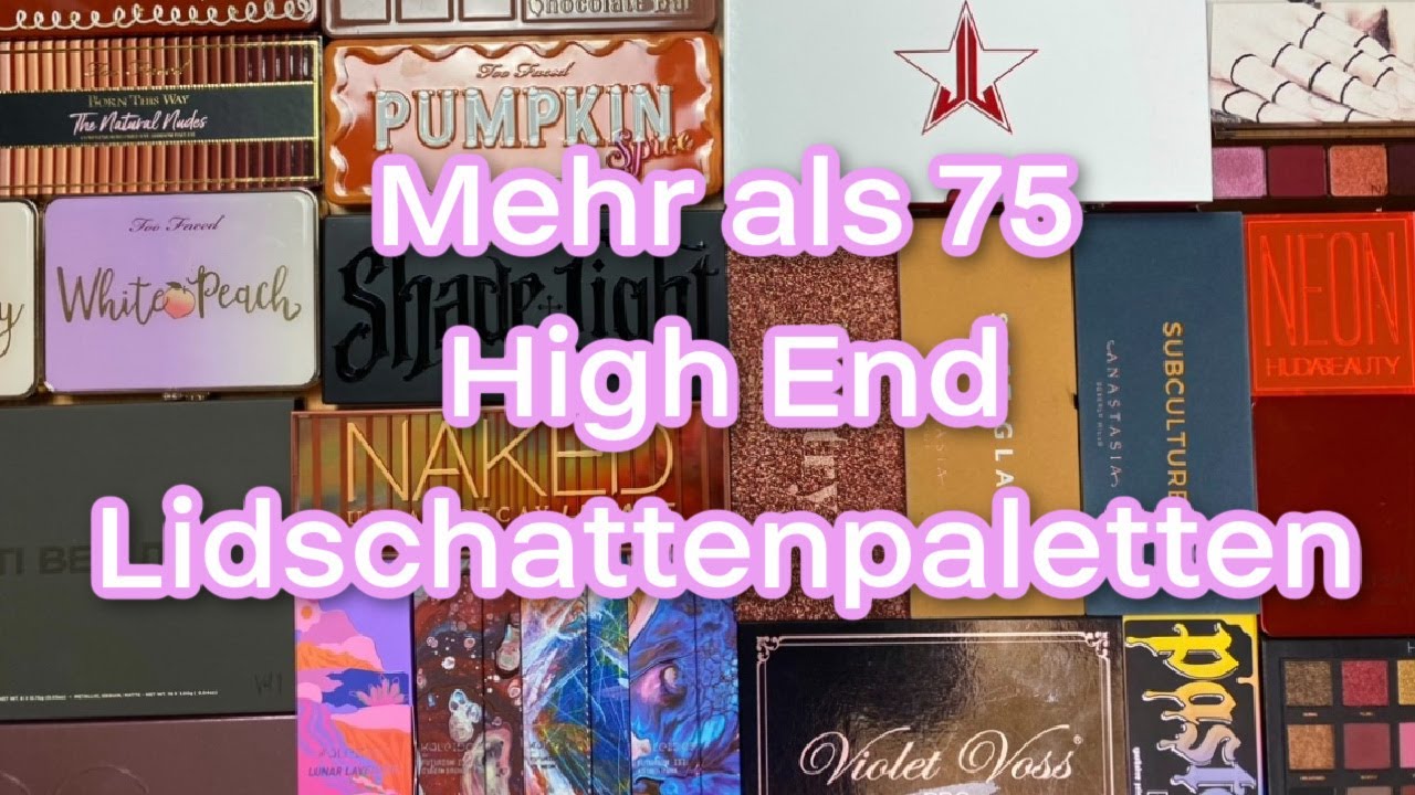 HIGH END LIDSCHATTENPALETTEN KOLLEKTION 2020