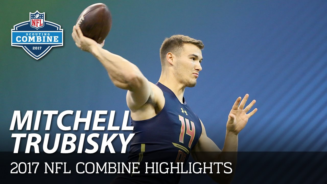Mitchell Trubisky (North Carolina, QB) | 2017 NFL Combine Highlights