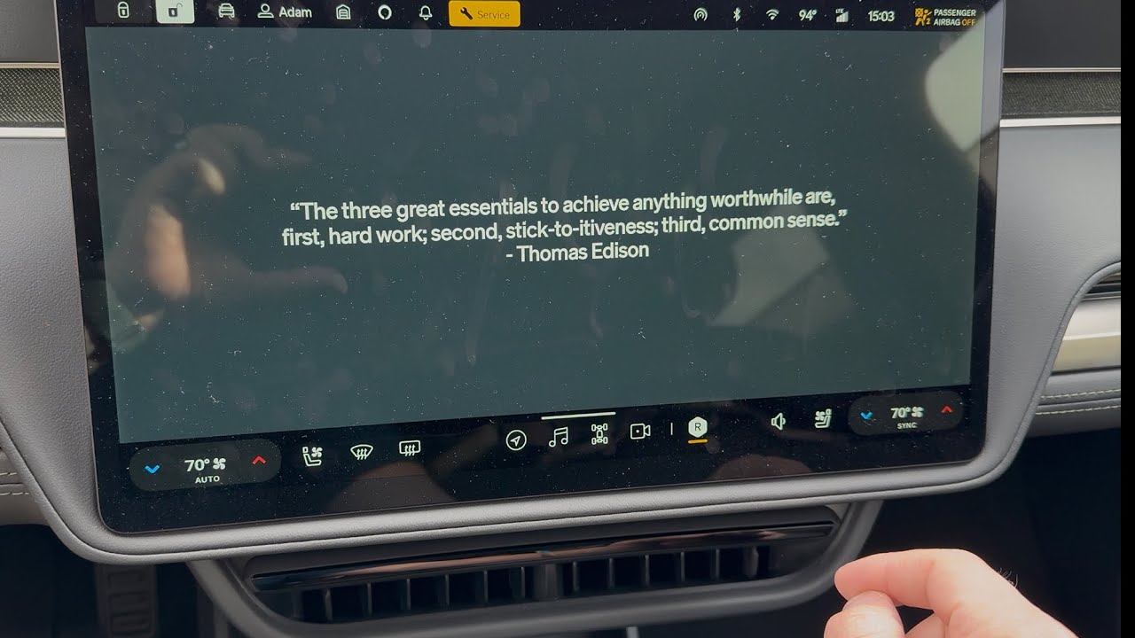 Window Calibration/Service mode- Gen 2 Rivian R1S