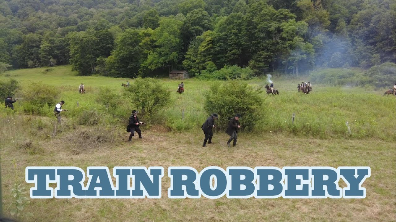 West Virginian Train Robbery - Cass Scenic Railroad Wild West Weekend
