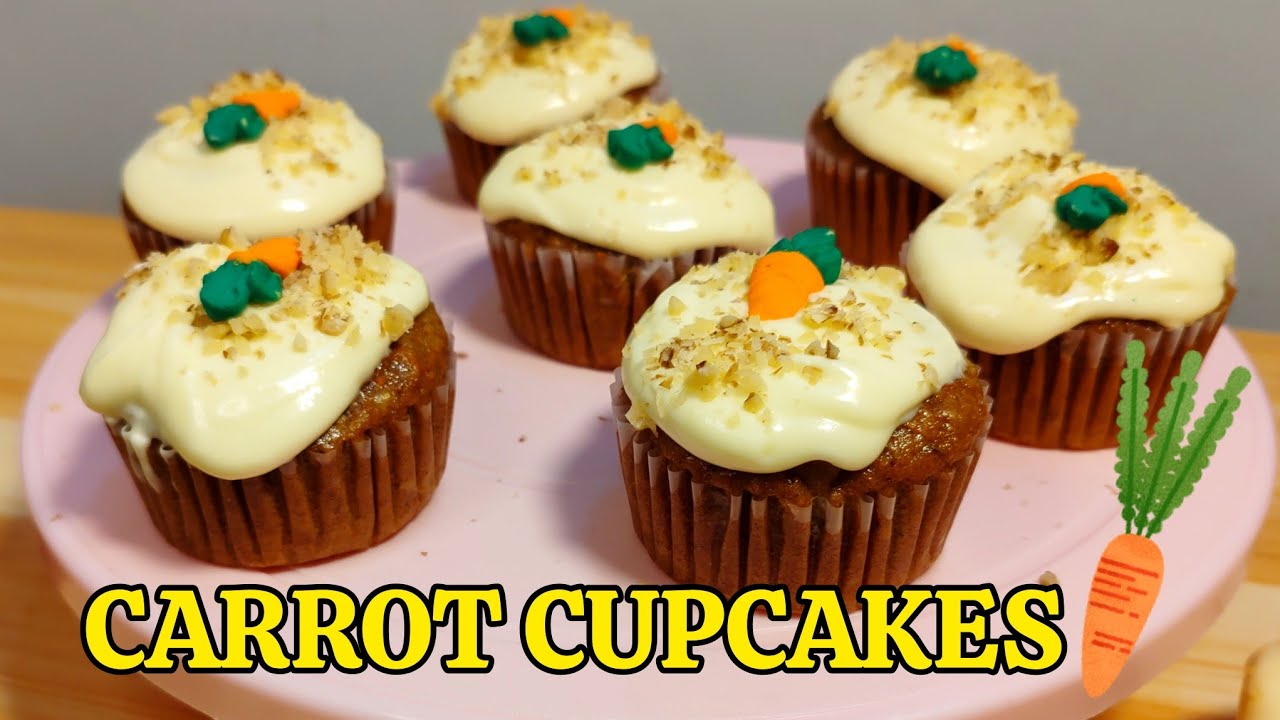 How to make Carrot Cupcakes | Kitchen Time with Anna