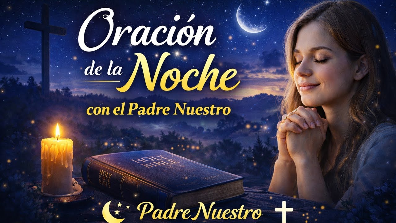 Antes de Dormir Entrégate a Dios | Oración de la Noche con el Padre Nuestro