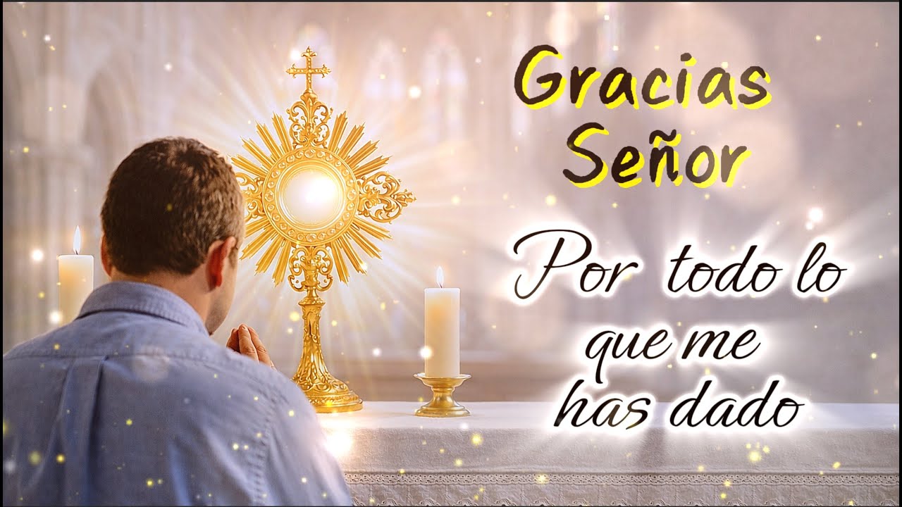 Gracias Señor por este año. Llena mi vida de bendición.