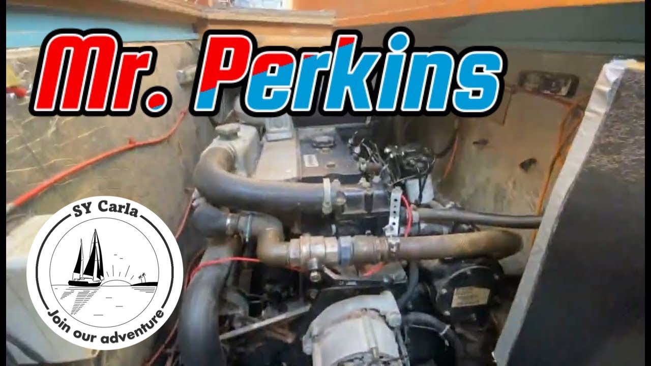 Smokey cold start of Mr. Perkins. The restoration of SY Carla part 2