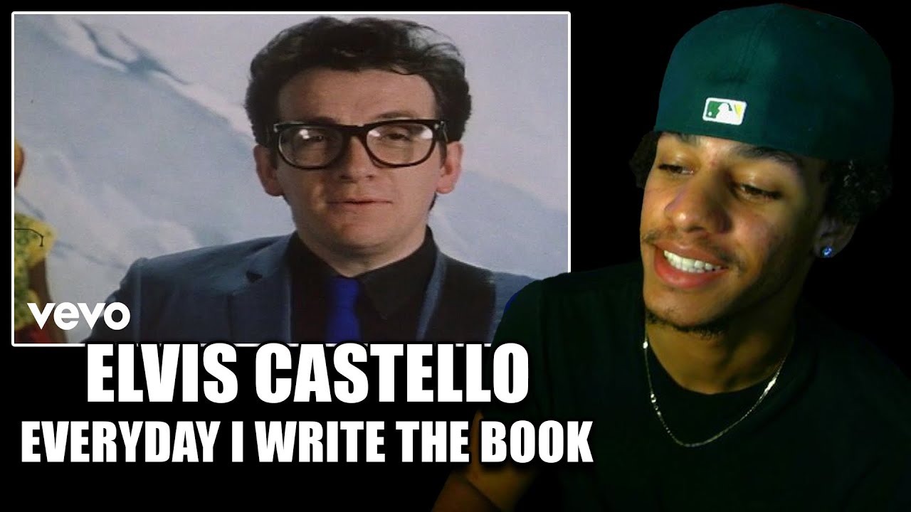 First Time Reacting to Elvis Costello - 'Everyday I Write the Book'