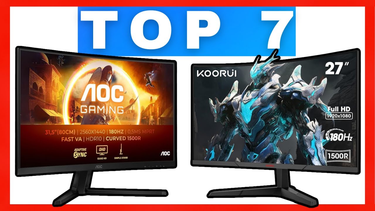 👉 LOS 7 MEJORES MONITORES GAMING 4K para 2025 💥 PANTALLAS UHD PARA JUEGOS