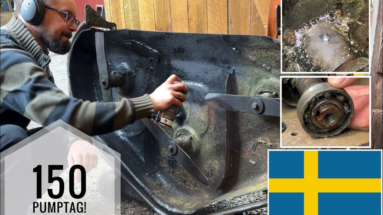Enkel montering av fettnippel i klippdäcket utan demontering av lagren.