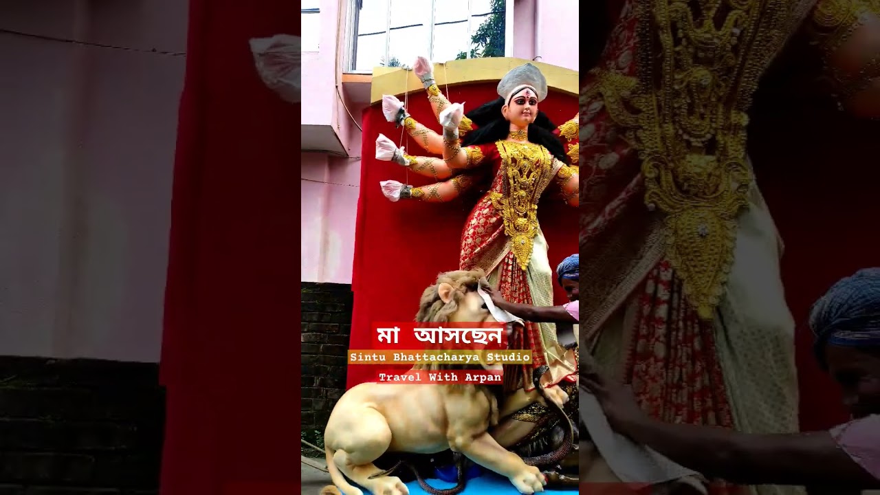 Sintu Bhattacharya Studio | Kumartuli Durga Pratima 2024 | Durga Idol Making | Durga Puja 2024