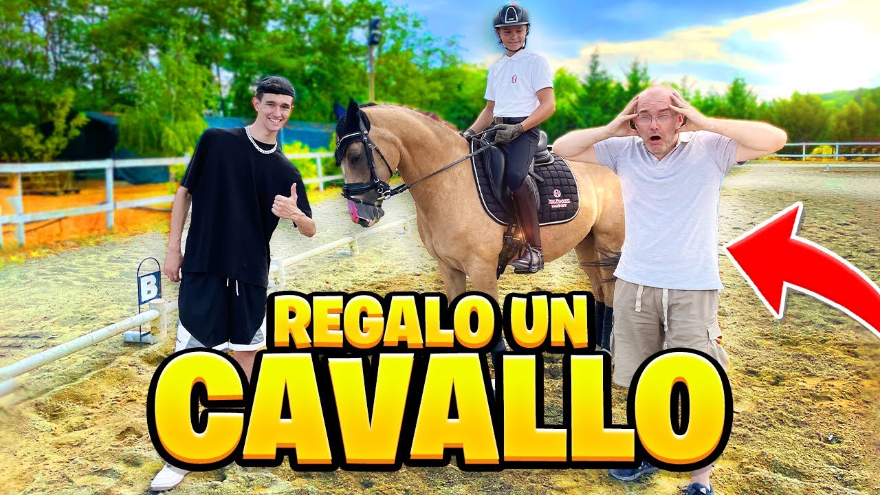REGALO un CAVALLO a MIO PAPÀ! REAZIONE ASSURDA!