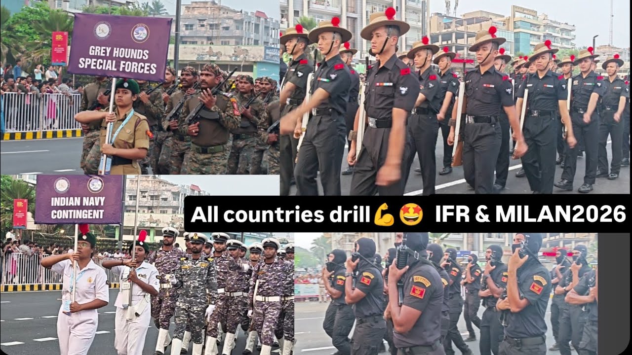 All countries drill 💪🤩 IFR & MILAN 2026 #explore #navy 