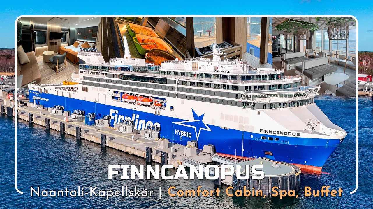 Finncanopus Naantali to Kapellskär Cruise | Spa, Buffet