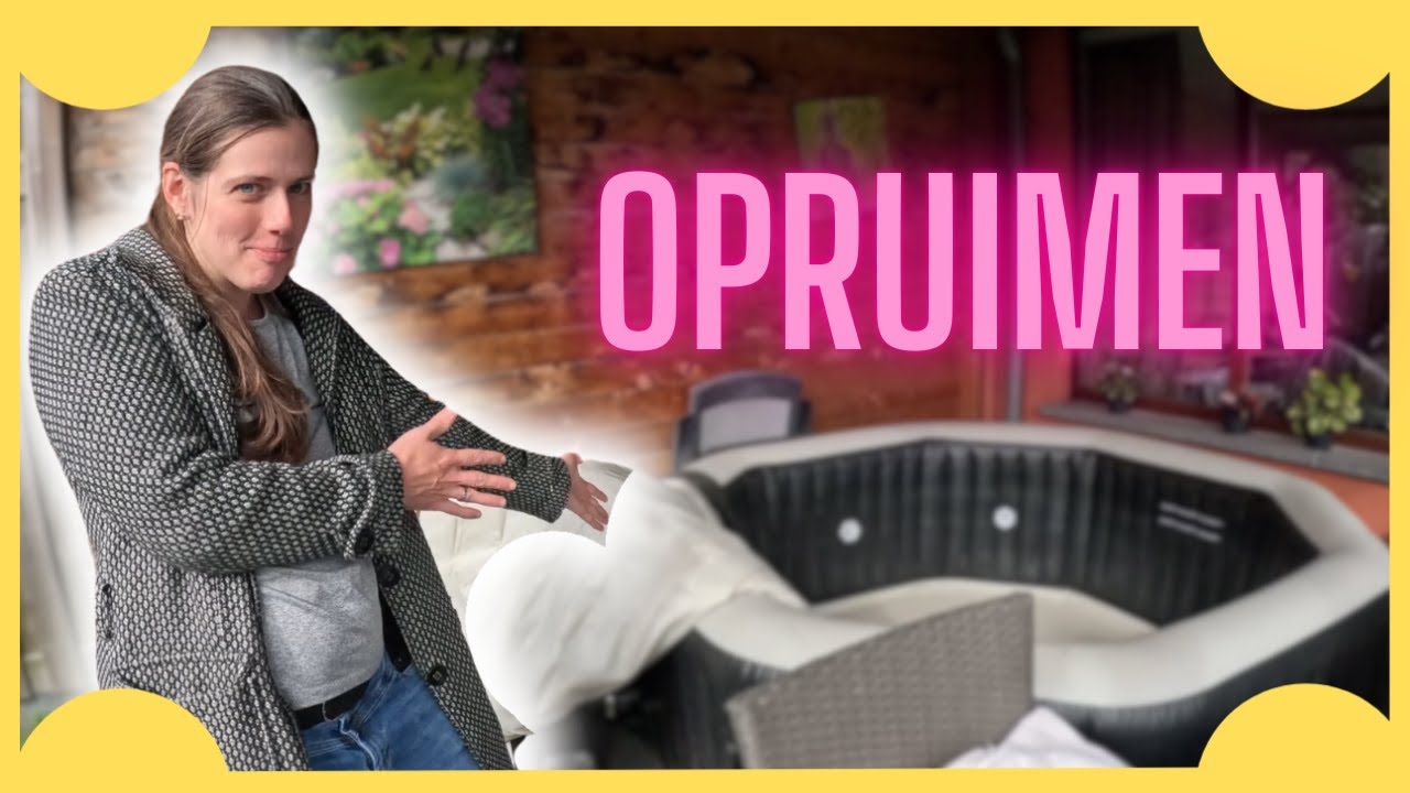 Davina gaat vloggen | Lekkende autoband | Kasten opruimen | Jacuzzi afbreken – Vlog 