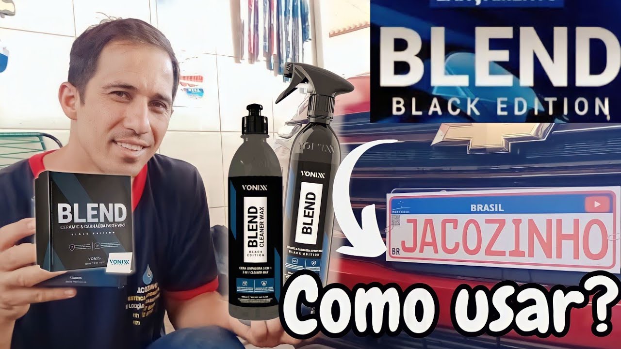 🔴CERAS BLACK VONIXX- COMO USAR CADA UMA DELAS  - CLEANER BLACK-BLACK EDITION E BLEND SPRAY VONIXX