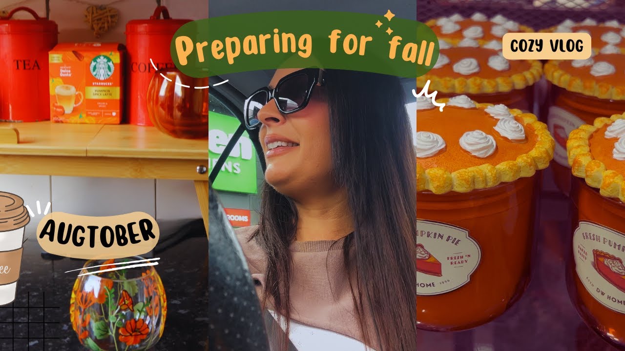Preparing for fall... in August! Cozy Vlog, shopping haul, gaming etc.