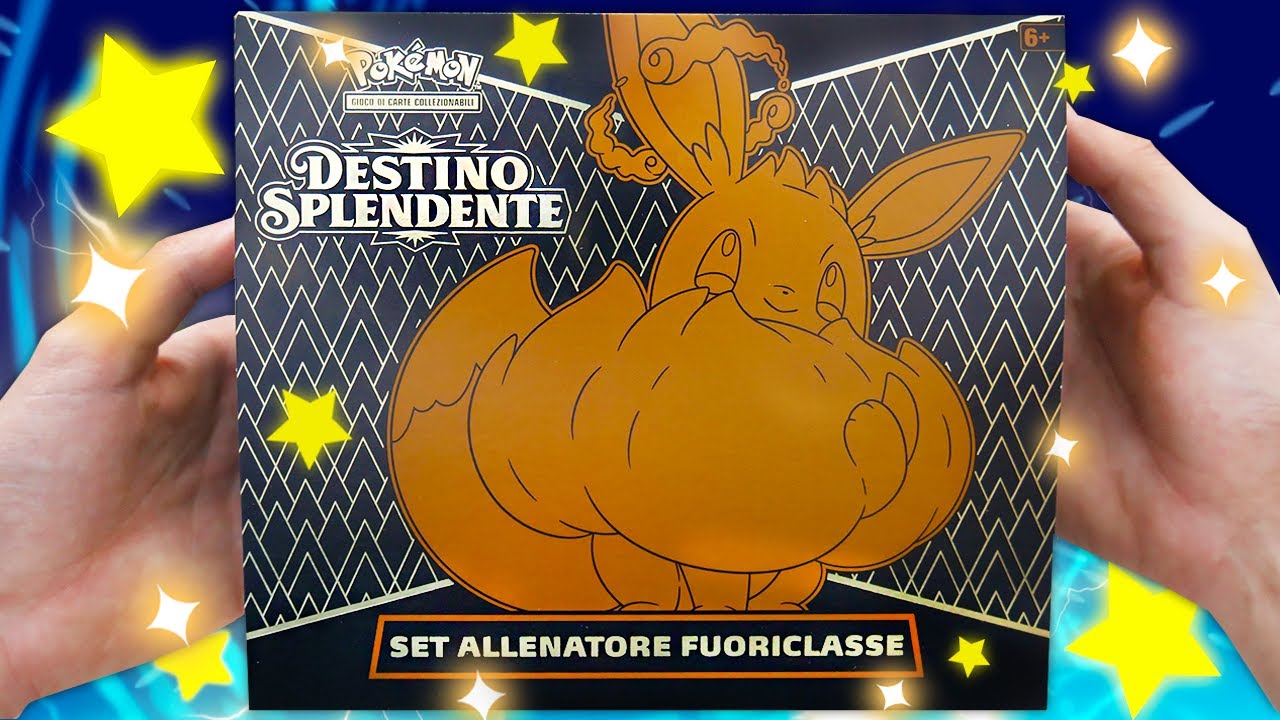 APRO IL SET ALLENATORE FUORI CLASSE DI POKEMON DESTINO SPLENDENTE! - Elite Trainer Box Eevee