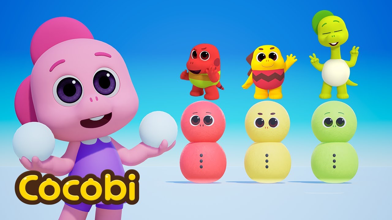 I Turned into a Rainbow Snowman!🌈 Learn Colors + More Fun Videos For Kids | Cocobi