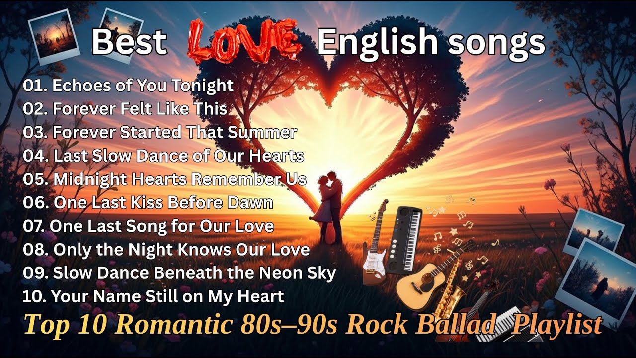 Romantic Soft Rock Nights 🎸🌌 80s–90s Love Songs Collection