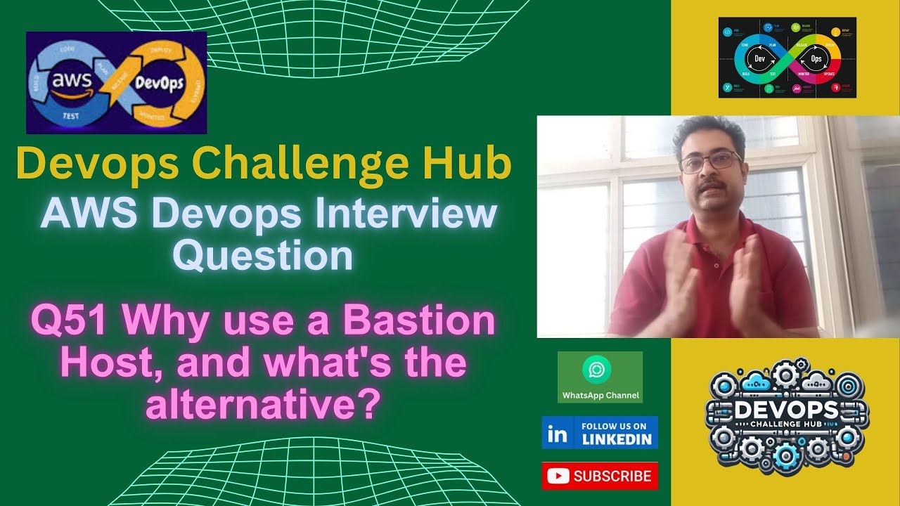 AWS Devops Interview Question: 51 Why use a Bastion Host, and what's the alternative?