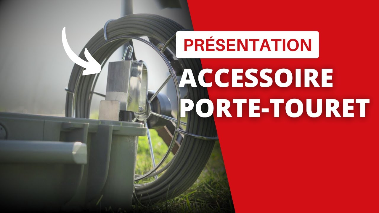 Porte touret pour caméra d'inspection de canalisations Tubicam® R