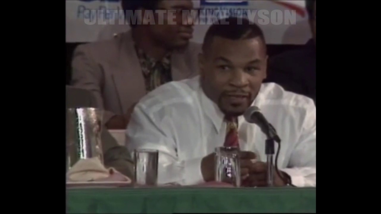 MIKE TYSON PRESS CONFERENCE WITH PETER MCNEELY 1995